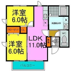 プランヴェールの物件間取画像